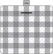 Large Picnic Blanket,80''x80'' Foldable Picnic Mat for 3-5 Adults,Sandproof Portable Waterproof Blankets with Tote Bag for Beach, Park, Grass, Camping, Outdoor,Hiking, Concerts,Travel (Gray)
