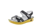 ALEGRIA Vienna Ankle Strap Sandals Shoes Womens - Morning Glory Black - 37