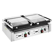 Apuro Double Contact Grill Flat Plates with Timer - CU610-A - CU610-A