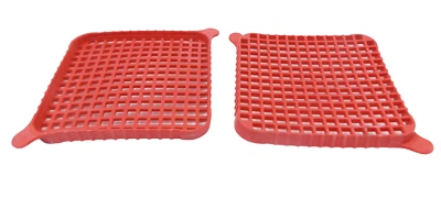 2-Pack Nemco 56381–1 1/4″ Red Push Block Cleaning Gasket for Easy Chopper 3