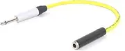 ROBAUN 1PCS 6.35mm 1/4inch TR Male Jack to 6.35mm 1/4inch Stereo Female Jack Guitar Cable Instrument Audio Cable(Yellow-BK,2.9M)