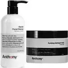 Anthony Glycolic Facial Cleanser and Anthony Purifying Astringent Toner Pads