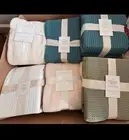 Lot of 4 NEW Casa Luna & Threshold Blankets – Assorted Sizes & Colors – NWT