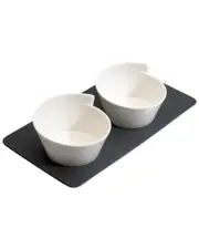 Villeroy & Boch New Wave 3pc Condiment Set