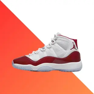 【NIKE 耐吉】NIKE Air Jordan 11 Retro Varsity Red 潮流復古女 藍白紅 籃球鞋 378038-116