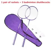 Professional Badminton Set - Badminton Racket and Shuttlecocks and Carrying Bag