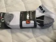 NEW Mens And1 Performance LOW CUT Socks 3 PACK WHITE SHOE SIZE 6 - 12.5