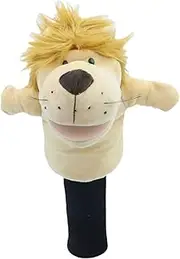 Dickly Wood Golf Club Headcover Protector Lion Novelty Anti Scratch Adorable Golf Club Head Cover Protection Sleeve