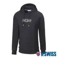 在飛比找PChome24h購物優惠-K-SWISS Hoodie 連帽上衣-男-黑