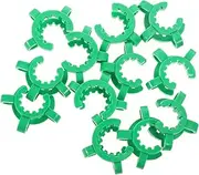 LIFKOME 12Pcs Plastic Tapered Clamps for Glass Taper Joints Lab for Securely Holding Distillation Kits and Flasks Laboratories Clinics