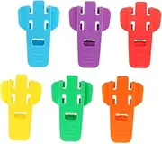 Vaguelly 6pcs Colorful Drink Can Lids Portable Beverage Can Cover Opener Tool for Beer Soda Picnic Use Lightweight Modern Design for Outdoor Activities