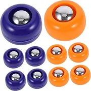 WHAMVOX -one Shuffleboard Set 20 Pcs Mini Game Tabletop Set Curling Balls Bowling Pins Versatile for All Ages