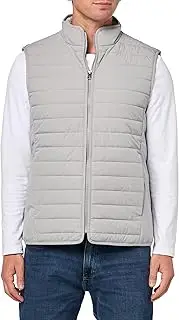 [Brooks Brothers] Men's Standard Out Quilted PERF Vest, Alloy