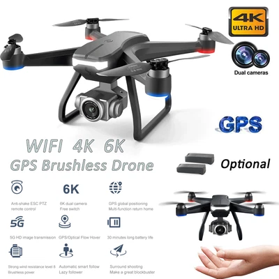 4DRC F11 Drone GPS WIFI FPV Wide Angle HD Dual Camera 4K 6K Quadcopter Brushless