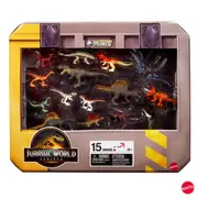 15 Pack Jurassic World Rebirth Dinosaur Minis Playset