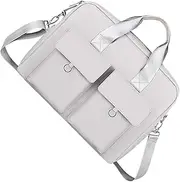 jojofuny Sleeve Bag Laptop Sleeve Case Computer Tote Notebook Carrying Case Laptop Sleeve Organizer Computer Carrying Bag Laptop Organizer Handbags Laptop Carry Tote Polyester Silver