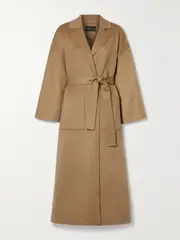 [Loro Piana] Loro Piana - Hayk Belted Cashmere Coat - Camel - IT46 IT 46 Brown