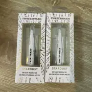 2 Pack Tweezerman Stardust Mini Slant Tweezer with Case