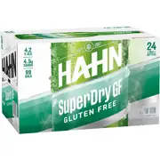 Hahn Super Dry Gluten Free Bottles 330mL x 24 pack