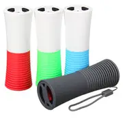 Universal Waterproof bluetooth Portable Speaker 4000mAh Power Bank Outdoor Sport Applicable for Smartphones 28 RED