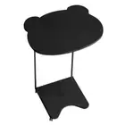 Bear End Table with Wheels Stylish Small Side Table for Balcony Bed Bedroom