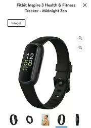 Fitbit Inspire 3 Health Fitness Tracker. Midnight Zen. New In Box