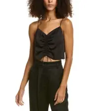 Allsaints All Saints Alexia Top Women's Black Crop USA 10 NWT Prom Wedding $135