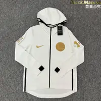 在飛比找蝦皮購物優惠-NBA湖人勇士總冠軍出場服 籃球熱身服外套 衛衣 半拉鏈訓練