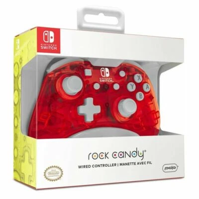 NEW PDP ROCK CANDY WIRED CONTROLLER NINTENDO SWITCH RED