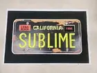 Original 2010 Sublime CA License #1917 Blacklight Poster 23"x 35" Scorpio Ex++