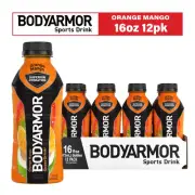 Coca Cola 10000214 Superdrink Sports Drink, Orange Mango, 16 Oz Bottle, 12/pack