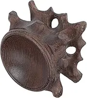 BESTOYARD 1pc Crystal Wooden Base Retro Walnut Pedestal for Decorative Support for Gourd Adornment Practical Home Display Stand