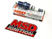 MSD IRIDIUM SPARK PLUGS FOR 90-02 HONDA ACCORD 2.2L & 2.3L - FREE MSD EMBLEM (for: Honda)