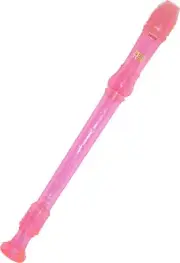 Pure Tone: Kids Descant Recorder (Pink) Woodwind Instrument Pure