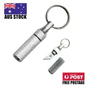 Mini Pocket Knife Portable Utility Craft Tool Cutting Keyring Knife Cutter