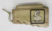 Tan Cheek Rest Stock Riser + Dont Tread On Me Patch Fits Mosin Nagant 91/30 1891