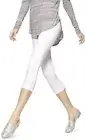 HUE Cotton Capri, White, XL