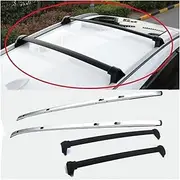 4Pcs Compatible for Honda CRV CR-V 2023 Roof Rail Rack Side Rail Bar Cross Bar Crossbar