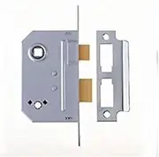 Yale Locks PM236CH25 Bathroom 2 Lever Sash Lock 2.5-inch - Polished Chrome Finish