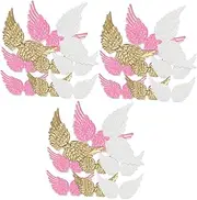 COHEALI 3sets Decorative Wings Patches for DIY Crafts Unique Miniature Wings for Clothing Backpacks 36pcs*3