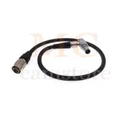ARRI Alexa 0B 2Pin Hirose 4Pin Female SmallHD DP7 AC7 Monitor Power Cable 8"~40"