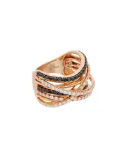 Le Vian 14K Rose Gold 1.56 ct. tw. White & Black Diamond Ring