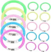 TOYANDONA 20pcs Glow-in-the-dark Party Bracelet Glow Sticks Glowing Bracelets for Bracelets Dark Party Supplies Party Glowing Prop Glow Prop Luminous Glasses Acrylic