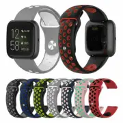 Breathable Soft Silicone Watch Band Wrist Strap For Fitbit Versa 1/2/Lite Watch