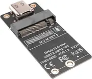 1 PCS M2 NVME HDD Enclosure Interposer Board JMS583 Chip 10Gbps Support 2230 2242 2260 SSD Black