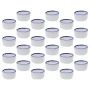 24 Pcs Pet Birdbath Small Water Dish for Tarantula Reptile Tanks