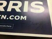 PETE BUTTIGIEG 2020 18x24 autographed Biden Harris Yard Sign comes with jsa coa