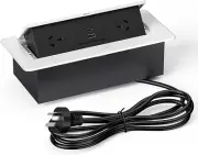 Haylink Desk Power Board USB C 20W Pop-up Strip 2 Outlets 2 USB Ports 2M Cord