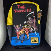STEVEN RHODES HOBBIES & GAMES TAG YOU'RE IT HORROR SPENCER'S EXCLUSIVE BACKPACK