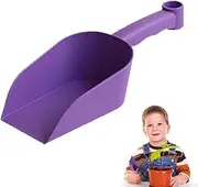 Garden Spade,Ergonomic PP Indoor Gardening Tools - Non-Slip Sturdy Hand Spade for Cat Litter, Succulent Care, Flower Potting, Outdoor Digging